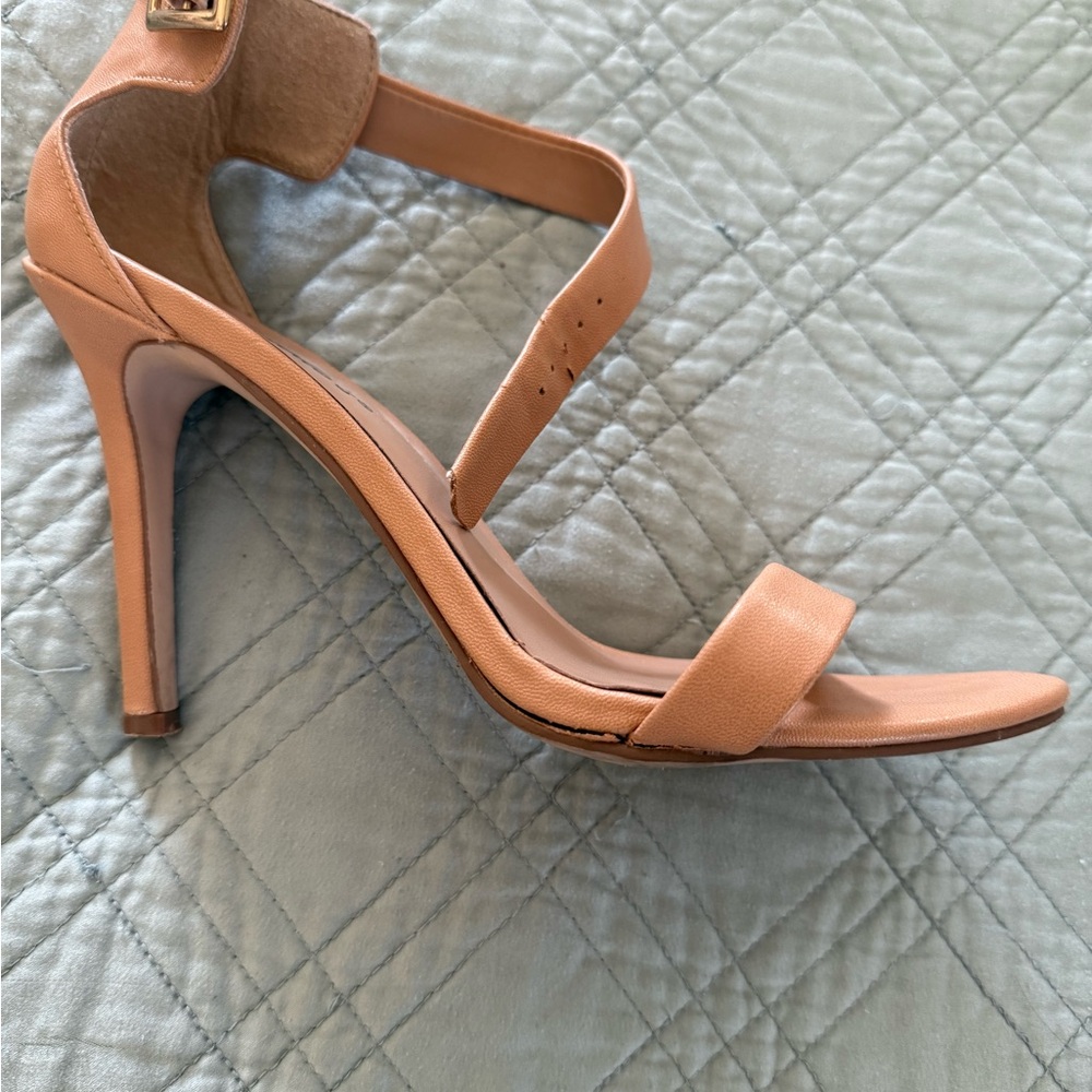 Brooks Women's Tan Heeled Sandals - Picture 2 of 3